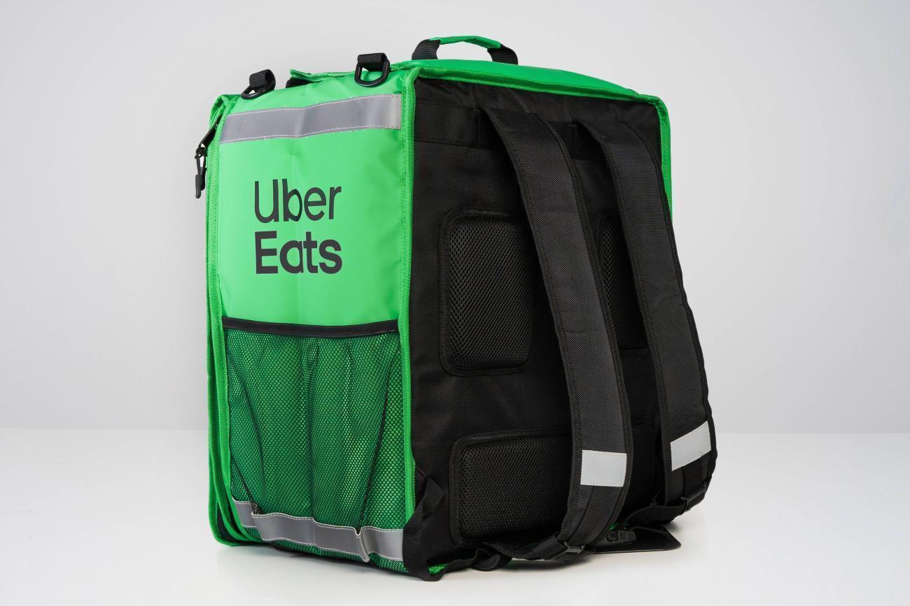 Sac de livraison pour coursier Uber Eats (sans logo) H46xL35xL35